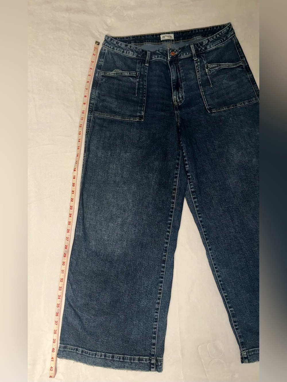 Size 16 Maurices Dark Wash Wide Leg Jeans - Picture 3 of 8